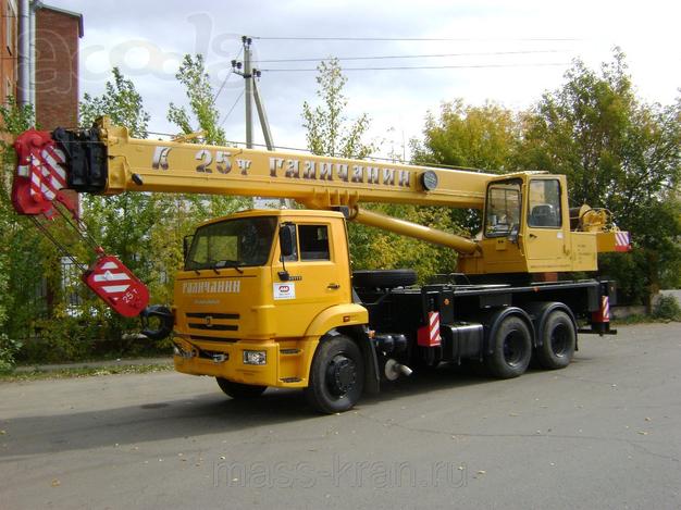 Аренда автокрана 25 тонн Галичанин КС-5713